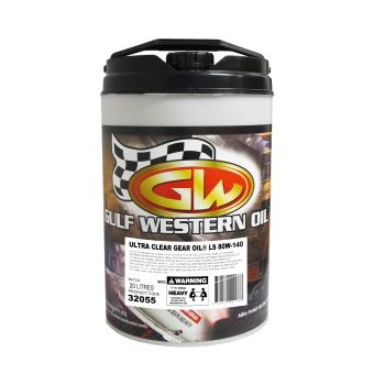 Gulf Western Ultra Clear Gear Oil Full Syn LS 80W-140