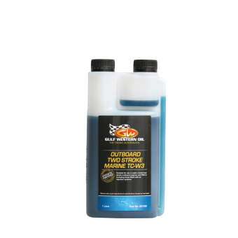 Gulf Western Outboard TC-W3 Semi-Syn Two-Stroke Engine Oil